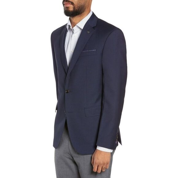✨TED BAKER LONDON Trevi Wool Sz 42R Blazer✨ - Picture 3 of 16